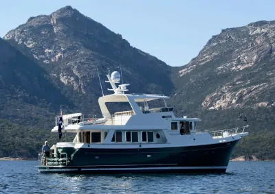 Selene 49 Classic Trawler style luxury yacht